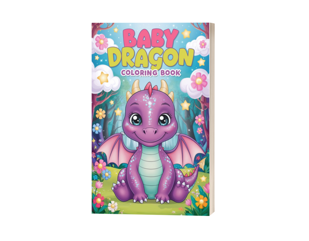 baby dragon coloring book