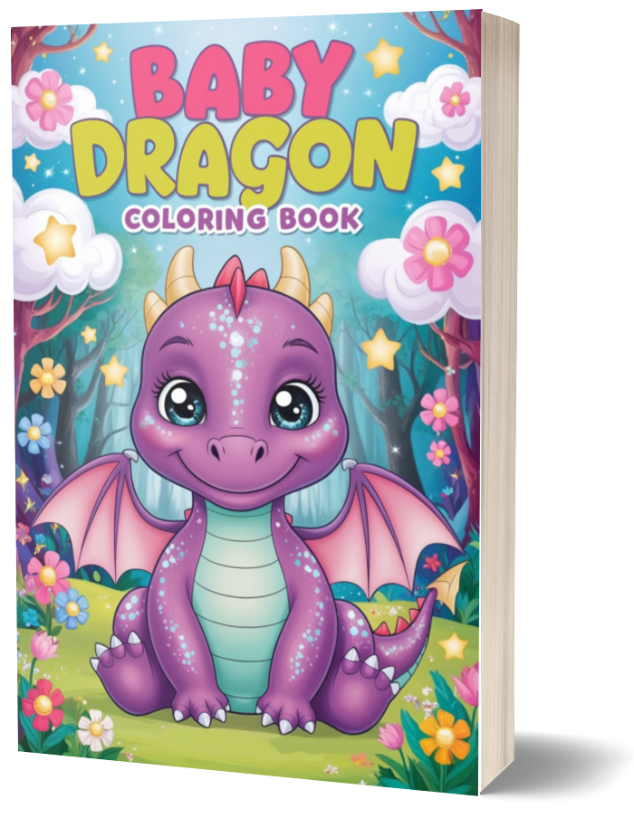 Baby Dragon Coloring Book