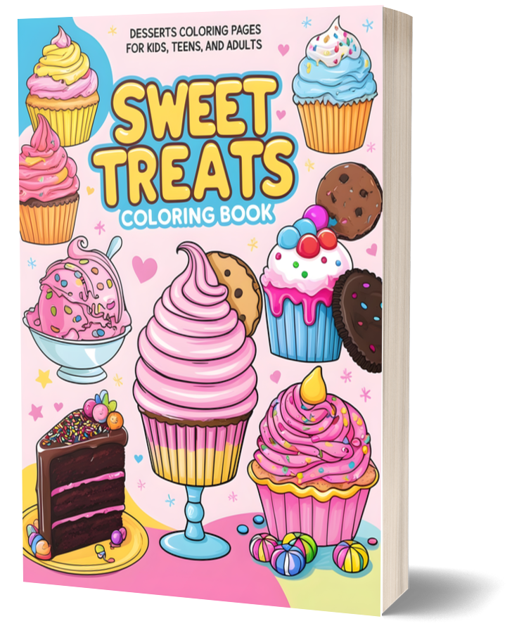 Sweet Treats Coloring Book