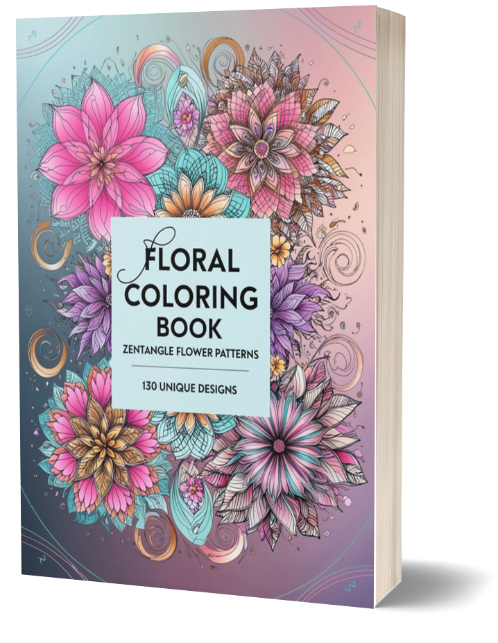 Floral Coloring Book